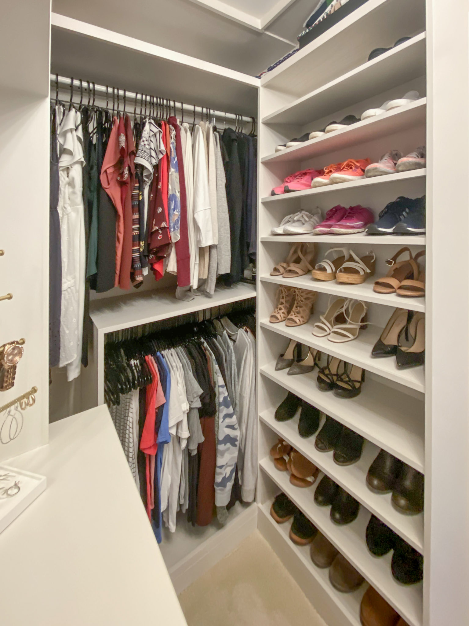 DIY Small Closet Makeover on a Budget! (REVEAL) - What BB Built