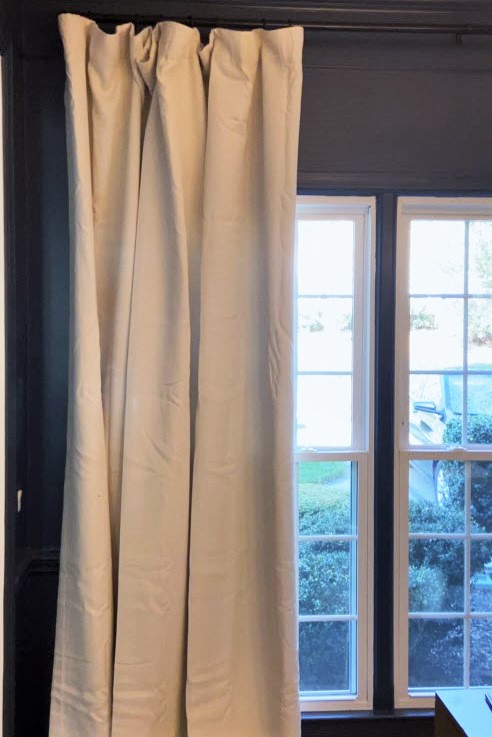 How to Hem Curtains without Sewing - What BB Built