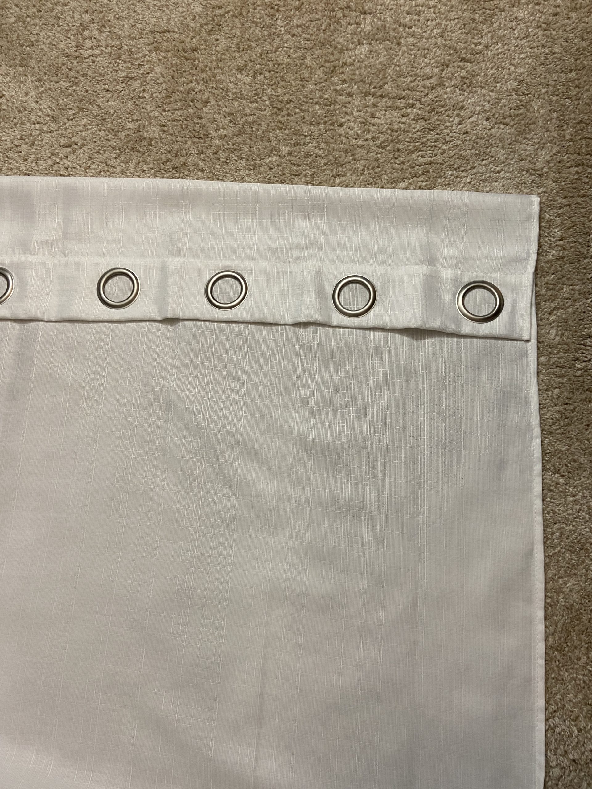 Curtain Hack 3: How To Hem Curtains Without Sewing 
