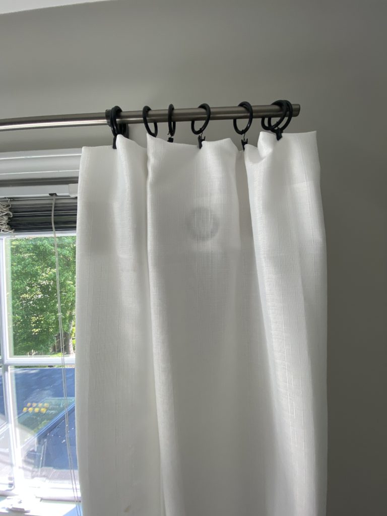 How to Hem Curtains without Sewing - What BB Built