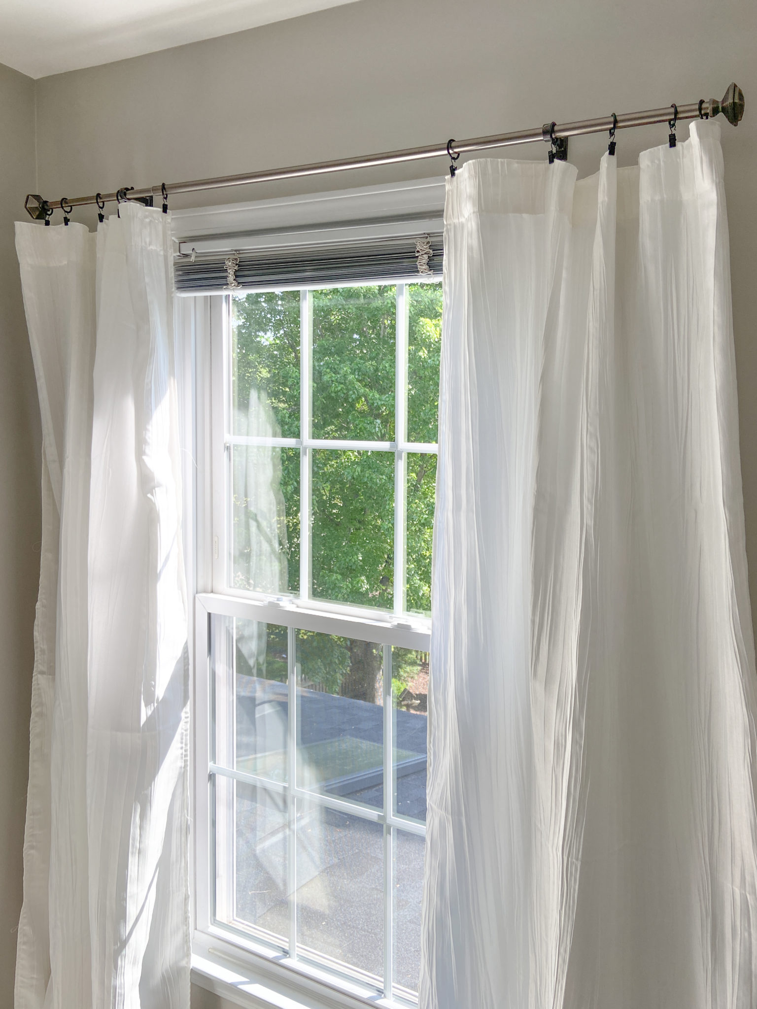 How to Hem Curtains without Sewing - What BB Built