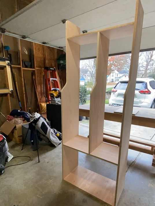 DIY Golf Gear Storage Rack  One sheet of Plywood and Simple