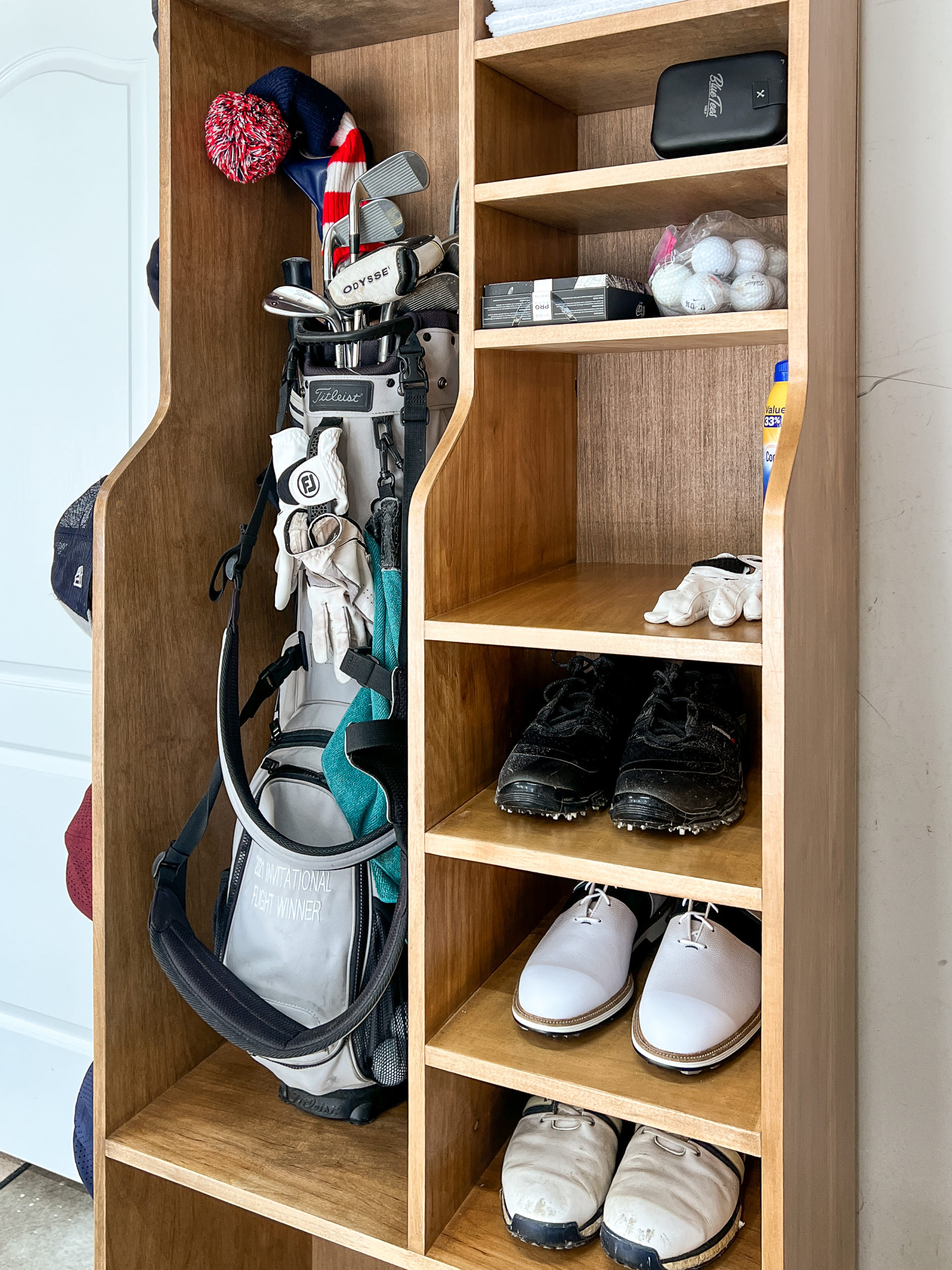 Buy Freestanding golf club storage cabinet with Custom Designs 
